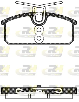 Brake Pad Set, disc brake (21424.00)