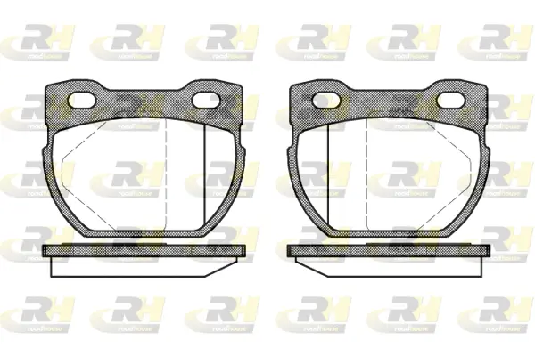 Brake Pad Set, disc brake (2584.00)