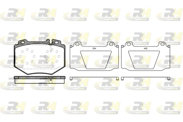 Brake Pad Set, disc brake (21065.00)