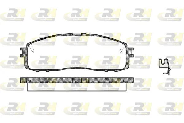 Brake Pad Set, disc brake (2199.34)