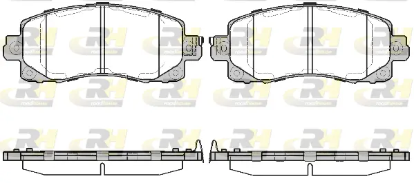 Brake Pad Set, disc brake (21741.04)