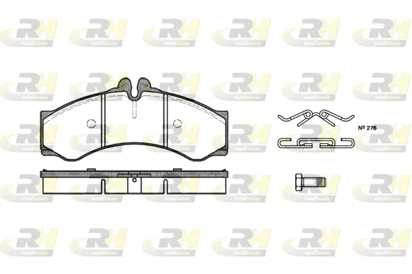 Brake Pad Set, disc brake (2614.00)