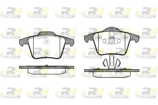 Brake Pad Set, disc brake (21044.00)