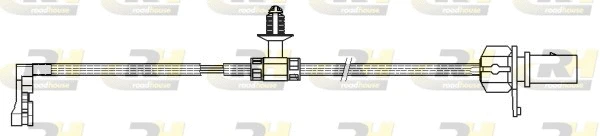 Warning Contact, brake pad wear (001166)