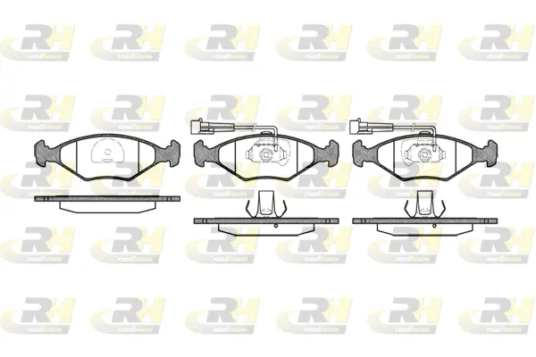 Brake Pad Set, disc brake (2281.42)