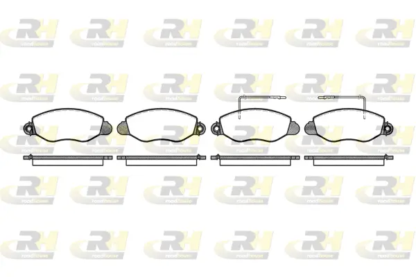 Brake Pad Set, disc brake (2772.22)
