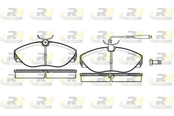 Brake Pad Set, disc brake (2486.02)