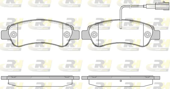 Brake Pad Set, disc brake (21238.02)