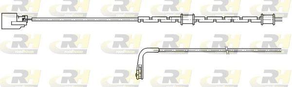Warning Contact, brake pad wear (001178)