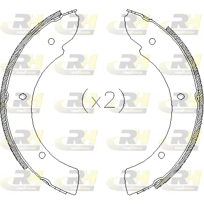 Brake Shoe, parking brake (4711.00)