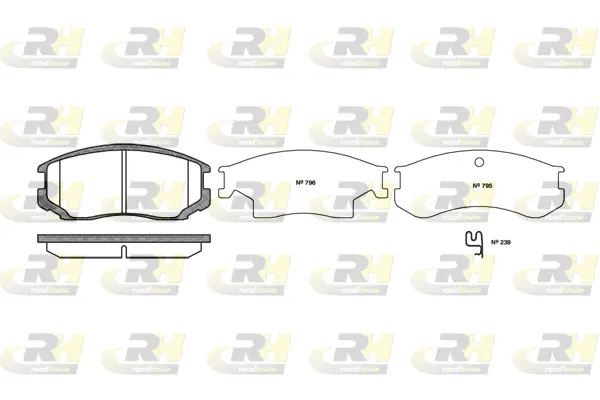 Brake Pad Set, disc brake (2357.22)