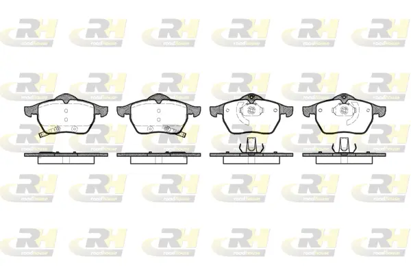 Brake Pad Set, disc brake (2390.32)