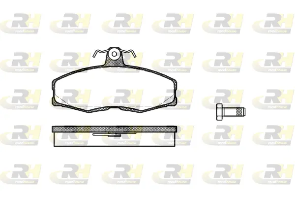 Brake Pad Set, disc brake (2154.00)