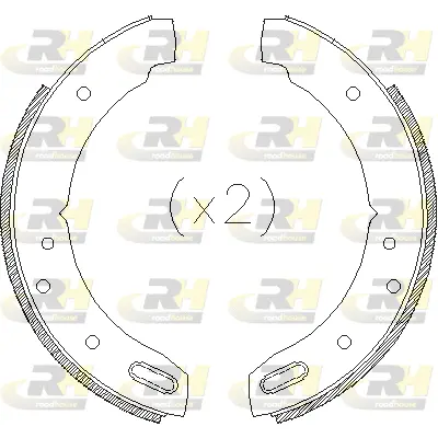 Brake Shoe, parking brake (4604.01)