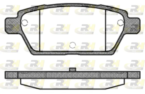 Brake Pad Set, disc brake (21195.10)