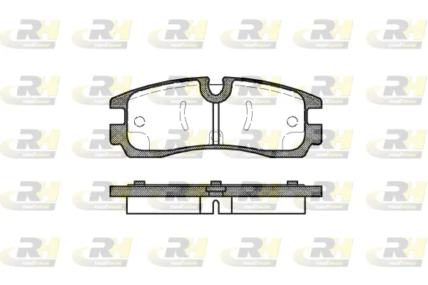 Brake Pad Set, disc brake (2566.30)