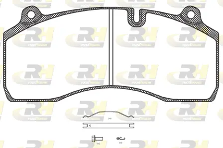 Brake Pad Set, disc brake (JSX 21306.00)