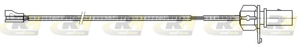Warning Contact, brake pad wear (001174)