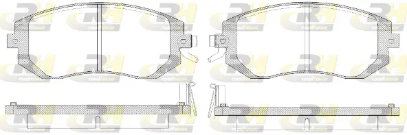Brake Pad Set, disc brake (2951.14)