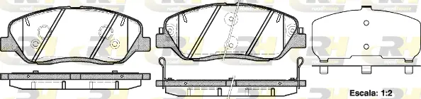 Brake Pad Set, disc brake (21226.02)