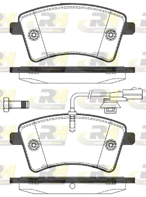 Brake Pad Set, disc brake (21351.01)