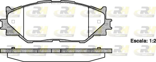 Brake Pad Set, disc brake (21201.00)