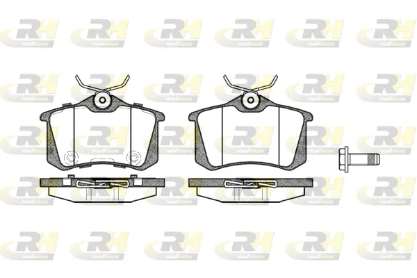 Brake Pad Set, disc brake (2263.74)