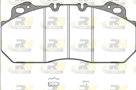 Brake Pad Set, disc brake (JSX 2622.00)