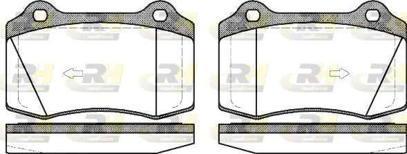 Brake Pad Set, disc brake (2434.55)