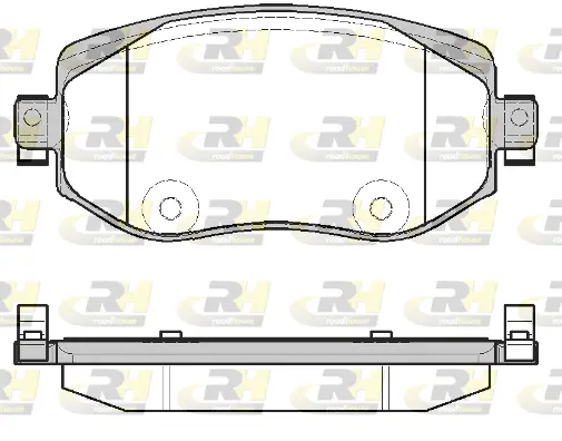 Brake Pad Set, disc brake (21724.08)