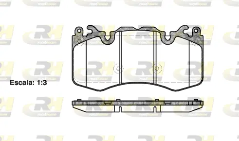 Brake Pad Set, disc brake (21410.00)