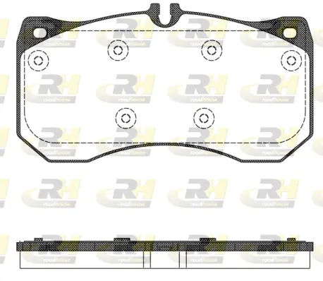 Brake Pad Set, disc brake (21497.00)