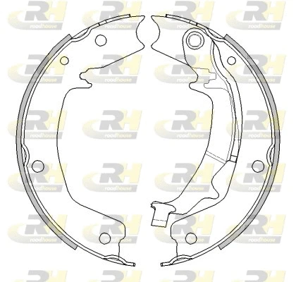 Brake Shoe, parking brake (4489.00)