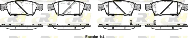 Brake Pad Set, disc brake (21273.02)
