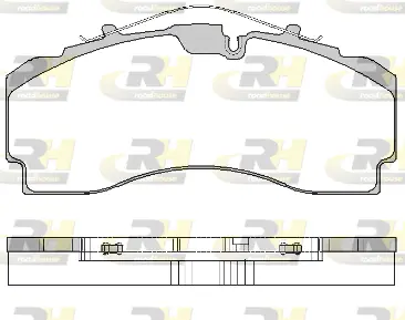 Brake Pad Set, disc brake (JSX 21704.00)
