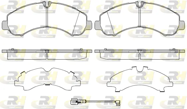 Brake Pad Set, disc brake (21646.01)