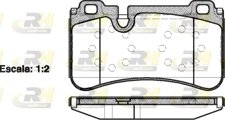 Brake Pad Set, disc brake (21280.00)