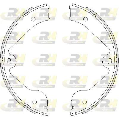 Brake Shoe, parking brake (4735.00)