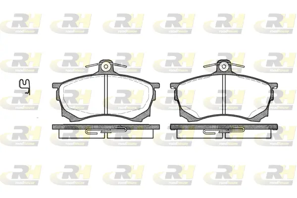 Brake Pad Set, disc brake (2582.00)