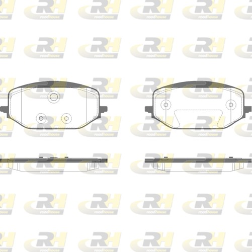 Brake Pad Set, disc brake (21988.00)