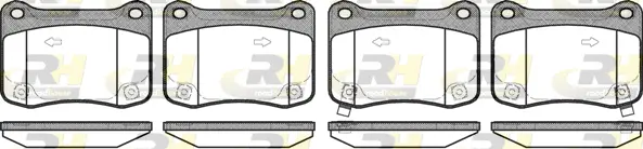 Brake Pad Set, disc brake (21353.02)