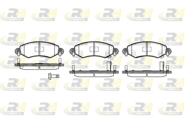 Brake Pad Set, disc brake (2702.12)
