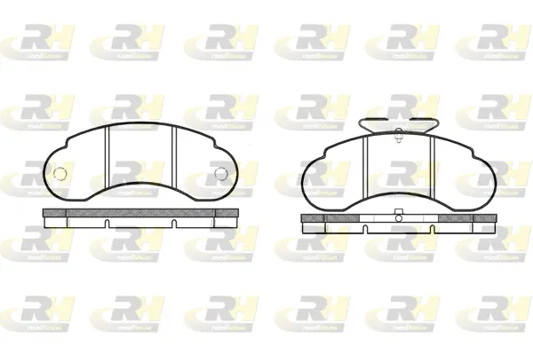 Brake Pad Set, disc brake (2142.10)