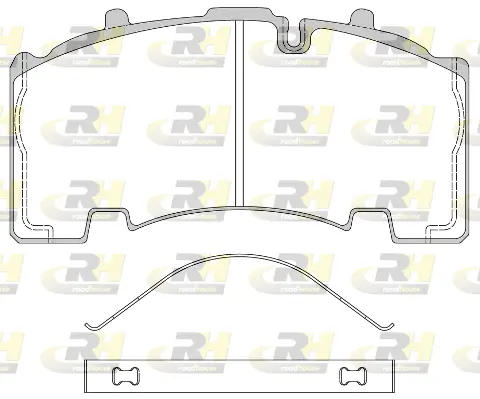 Brake Pad Set, disc brake (JSX 21555.00)