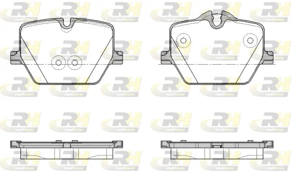 Brake Pad Set, disc brake (21875.00)