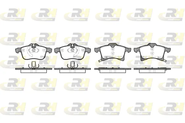 Brake Pad Set, disc brake (21036.02)