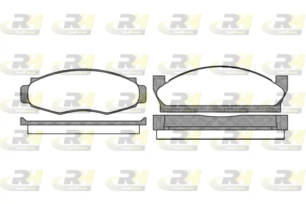 Brake Pad Set, disc brake (2553.00)