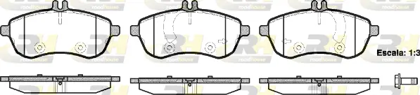 Brake Pad Set, disc brake (21301.00)