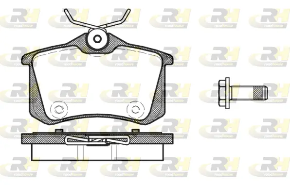 Brake Pad Set, disc brake (21391.00)