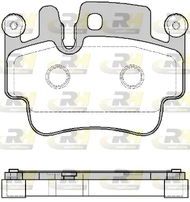 Brake Pad Set, disc brake (2982.10)